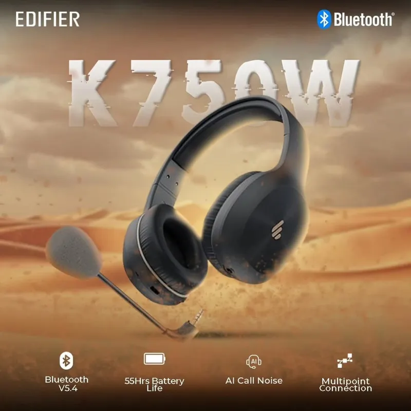 Edifier k750w Наушники Беспроводные для колл-центра 1 Edifier k750w Наушники Беспроводные для колл-центра 1