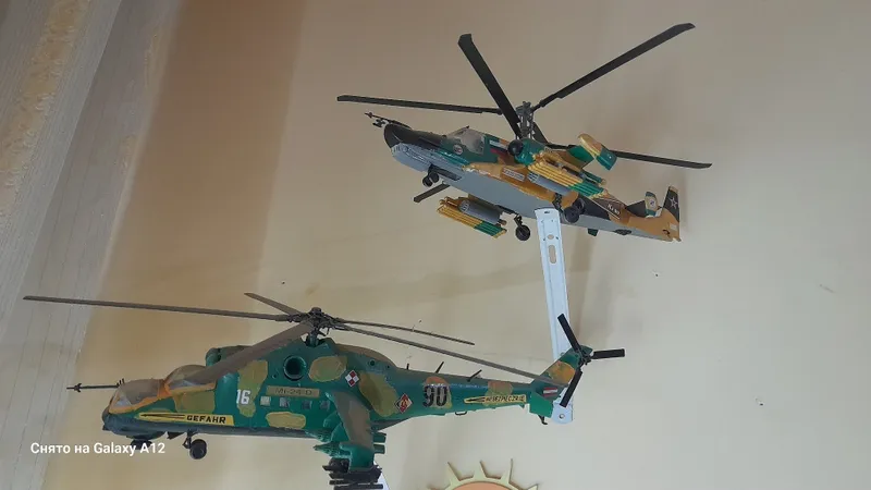 Модель вертолета.