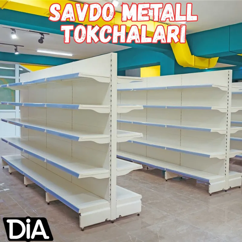 Стеллаж металлический торговый, polkalar savdo tokcha