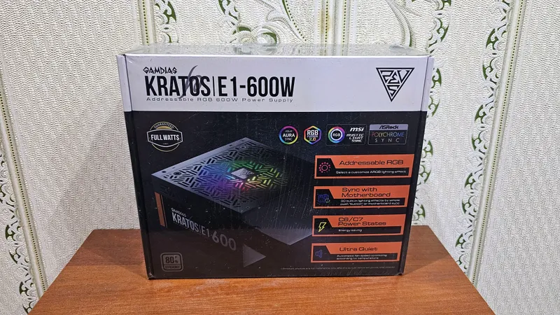 GAMDIAS Kratos E1-600W quvvat manbai