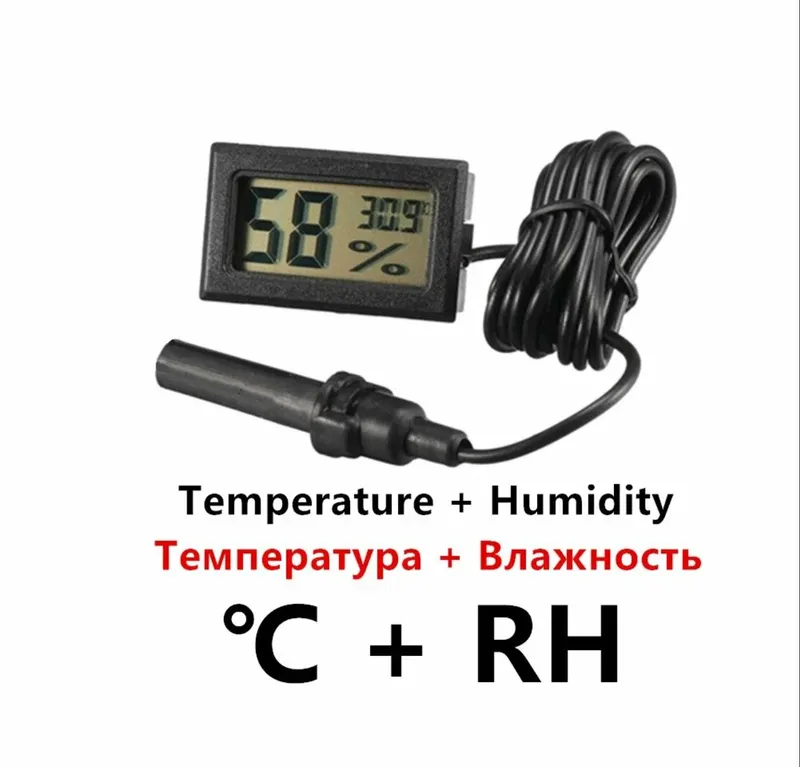 Термометр-гигрометр электронный, FY 12, ЖК дисплей 1 Термометр-гигрометр электронный, FY 12, ЖК дисплей 1