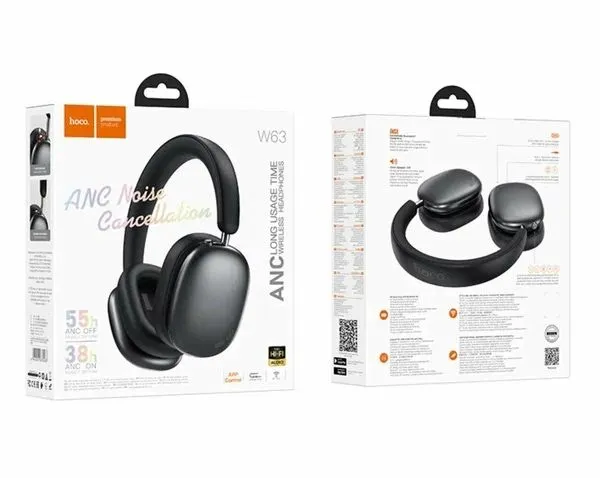 Hoco W63 ANC Bluetooth наушники | Активное шумоподавление — фото 3 Hoco W63 ANC Bluetooth наушники | Активное шумоподавление — фото 3