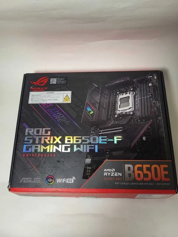 Asus rog strix b650e-f gaming wifi ddr5/am5 1