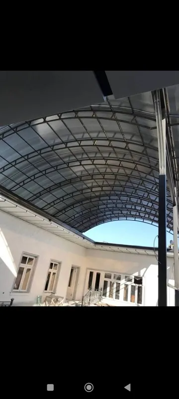 Том, Навес Лексан, металлоконструкция хизматлари — фото 3 Том, Навес Лексан, металлоконструкция хизматлари — фото 3