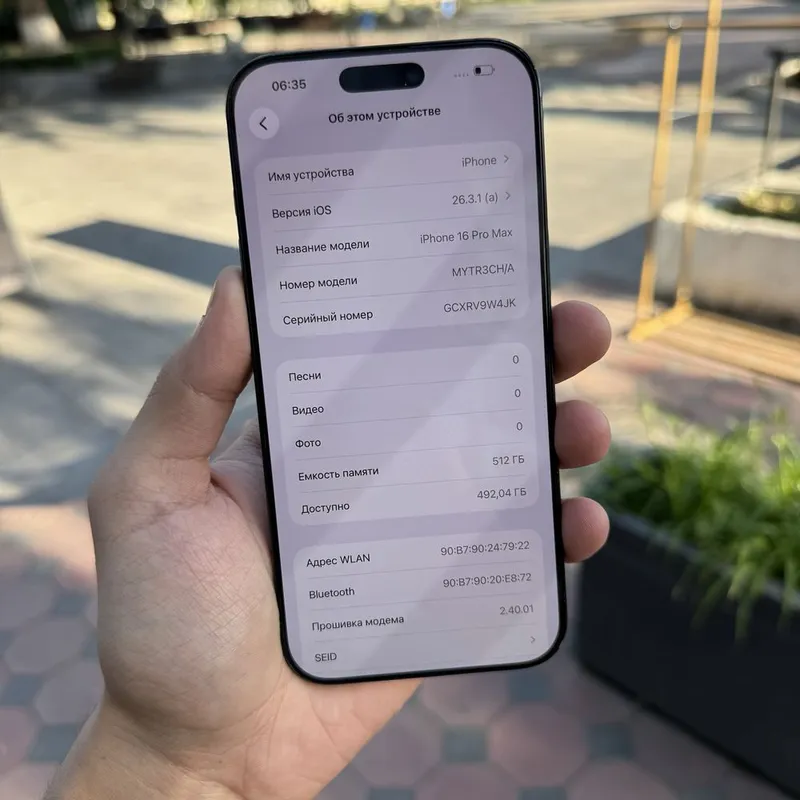 Iphone 16 max blask rangda 512 Gb 91% Dual sim — фото 4