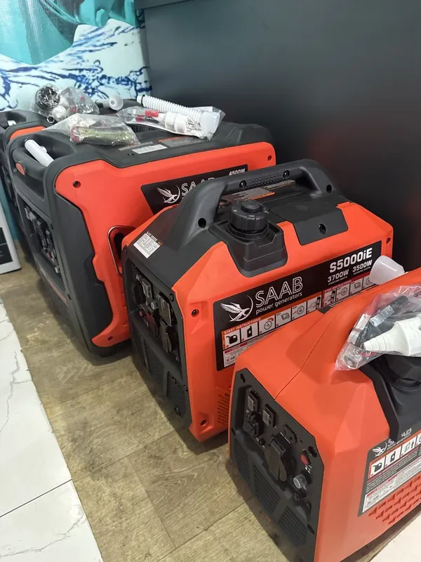 Бесшумный инверторный генератор SAAB 4,2 кВт generator движок арзон — фото 3