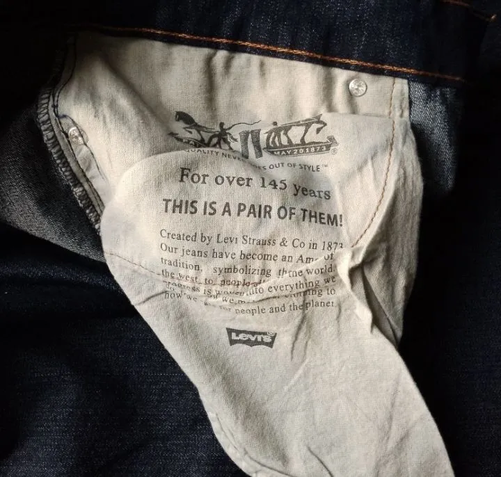 Levis 541 jinsi shimlar. w40/l34. Original. 6
