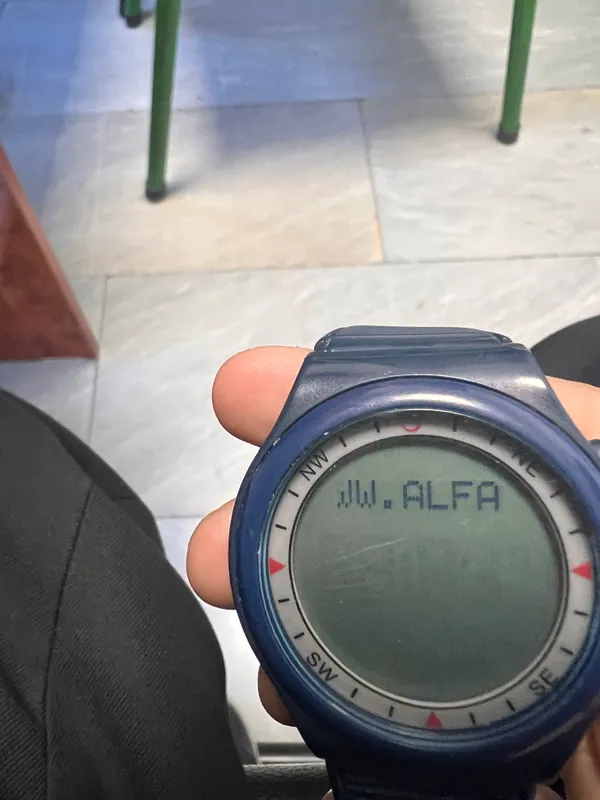 Часы Alfajr синего цвета 3