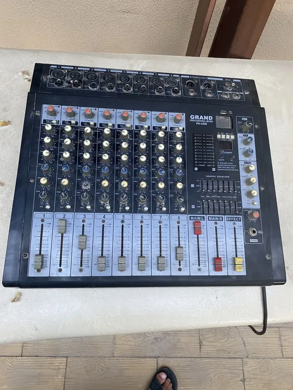 GRAND Professional Mixer P8-USB mikser pulti kuchaytirgich: 4 GRAND Professional Mixer P8-USB mikser pulti kuchaytirgich: 4