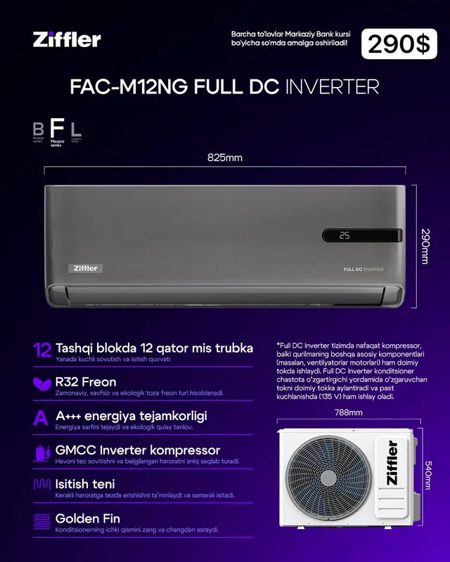 Кондиционер Ziffler Full Inventer оптом/розницу