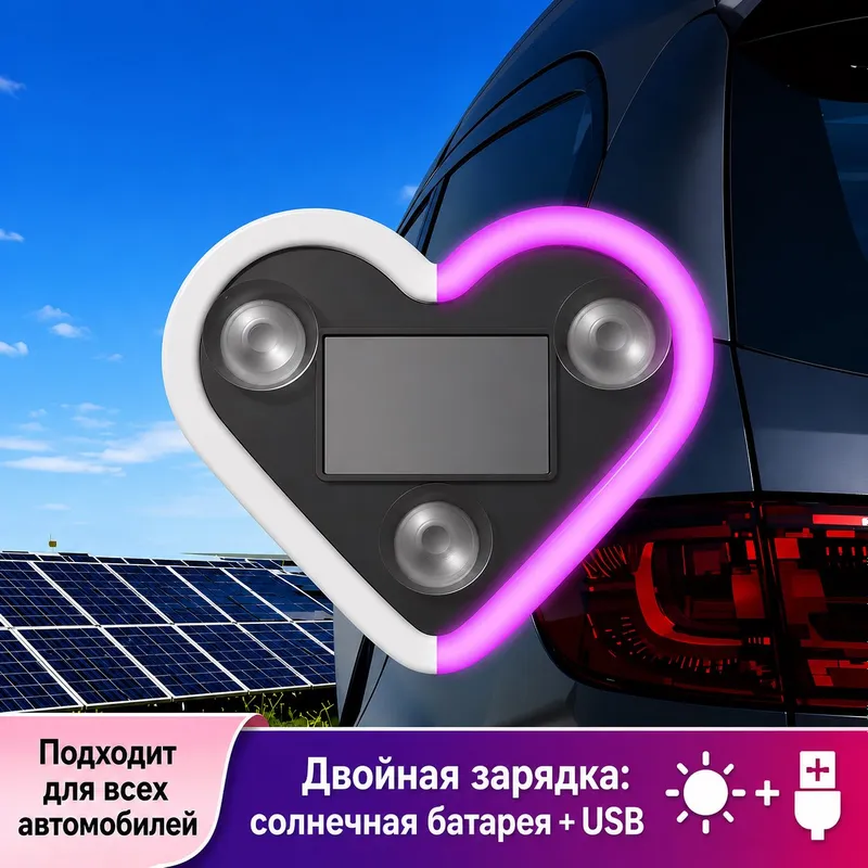 LED лампа сердце для автомобиля 2 LED лампа сердце для автомобиля 2