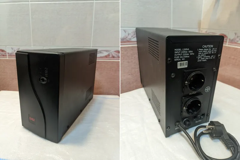 UPS 600W-1200W 24V. ИБП ЮПС. Бесперебойное питание — фото 3