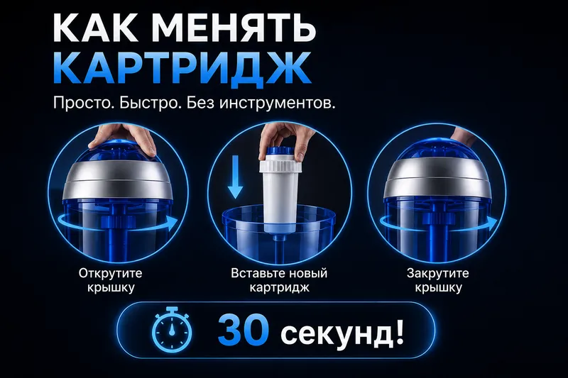 Колба-фильтр AVURA, для кулера, чистая вода 7 Колба-фильтр AVURA, для кулера, чистая вода 7