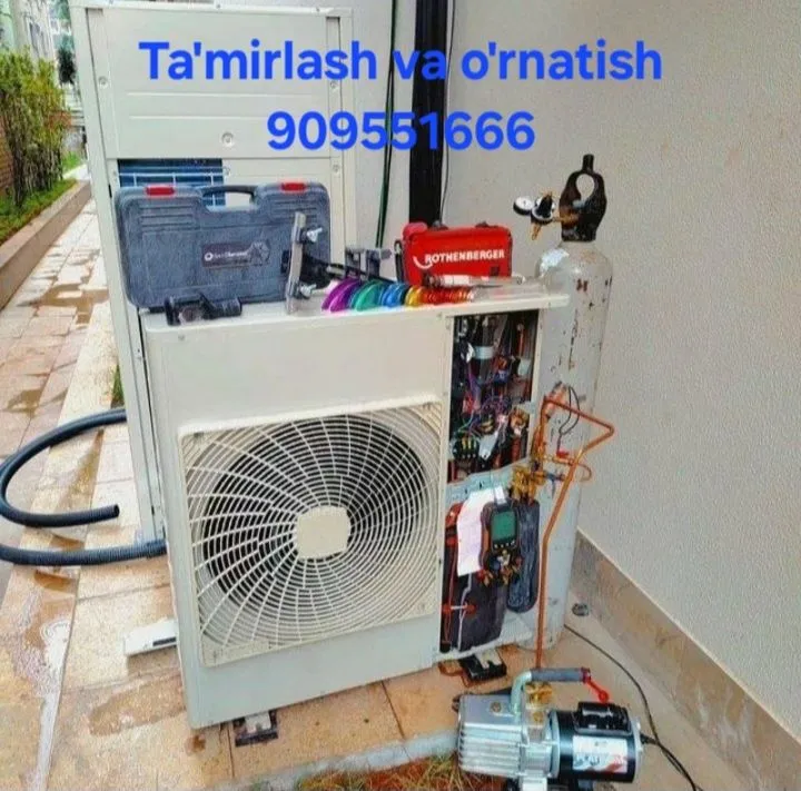 Kondensioner o'rnatish va tamirlash. Ремонт, установка конденционер — фото 1