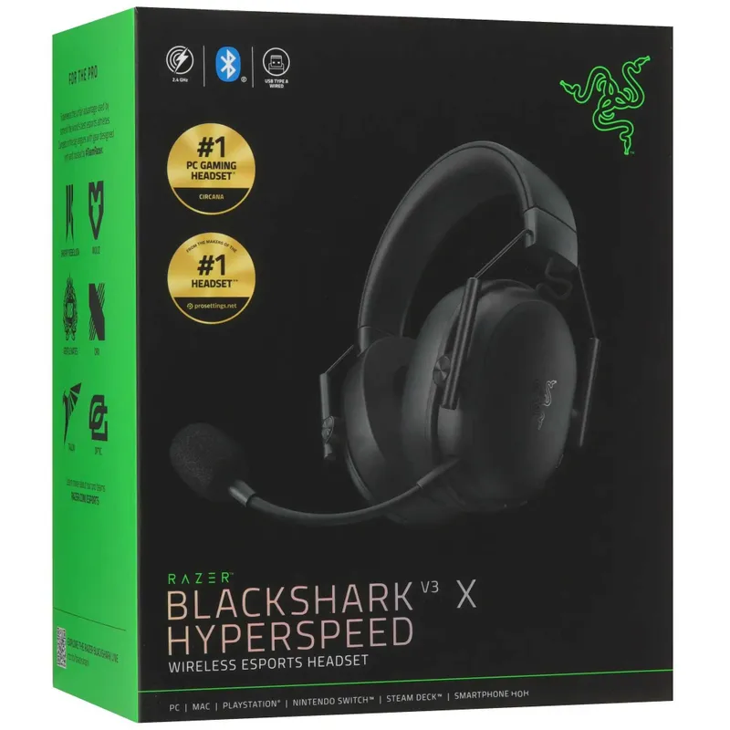 ! Беспроводная игровая гарнитура Razer BlackShark V3 X HyperSpeed — фото 2