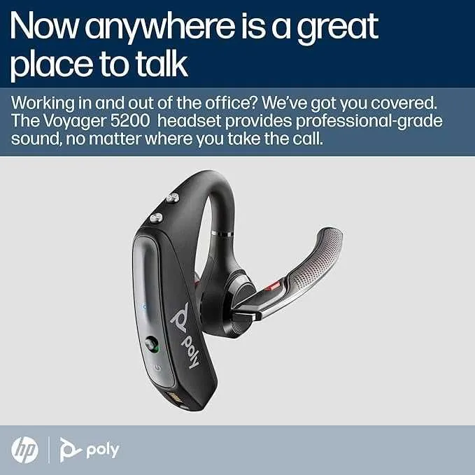 Plantronics Voyager 5200 гарнитура с шумоподавлением и голосовым — фото 1