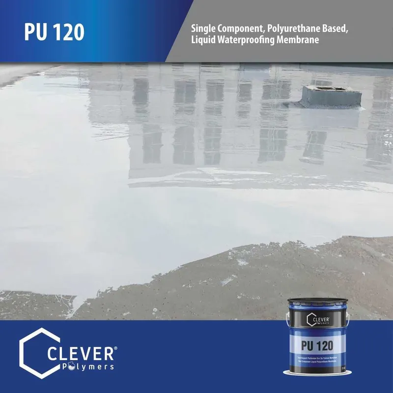 PU Base 120 Гидроизоляция Полиуретановая УФ-стойкая Clever Polymers — фото 4