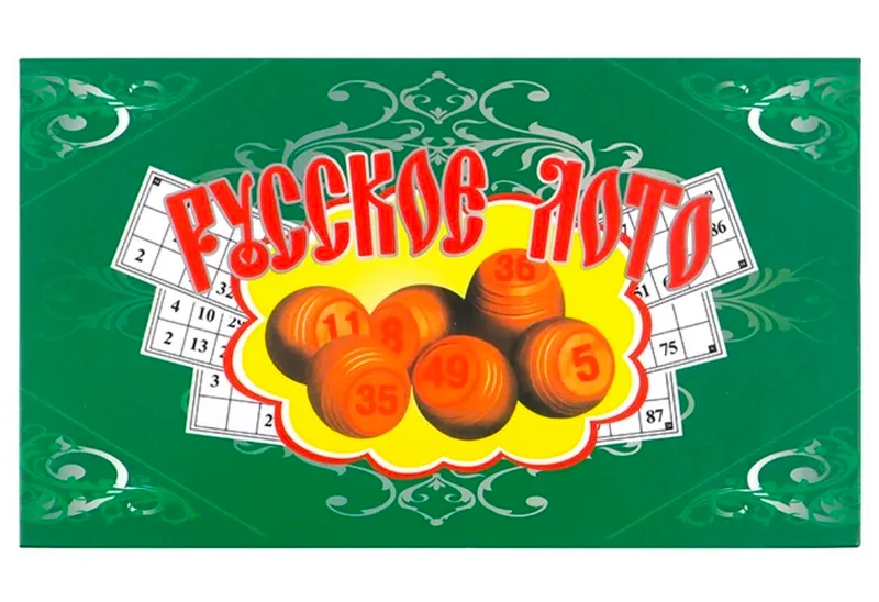 Мега-набор «Русское лото» (48 карточек, дерево)