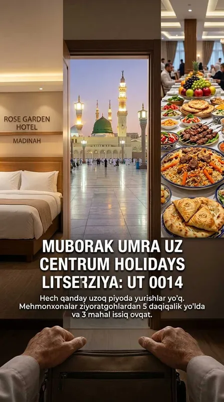 Centrum Holidays Умра Тур Ташкент Yunusobod Muborak Umra Uzb Tur Paket 2