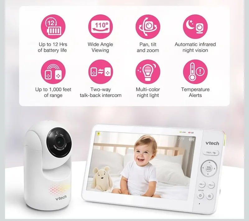 Видеоняня Радионяня Beby Monitor VTech Advanced Max дюмов екран 7 5 Видеоняня Радионяня Beby Monitor VTech Advanced Max дюмов екран 7 5