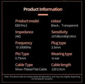 Новые запечатанные проводные наушники KZ EDX PRO 2 HI-FI версия TYPE-C — фото 6 Новые запечатанные проводные наушники KZ EDX PRO 2 HI-FI версия TYPE-C — фото 6