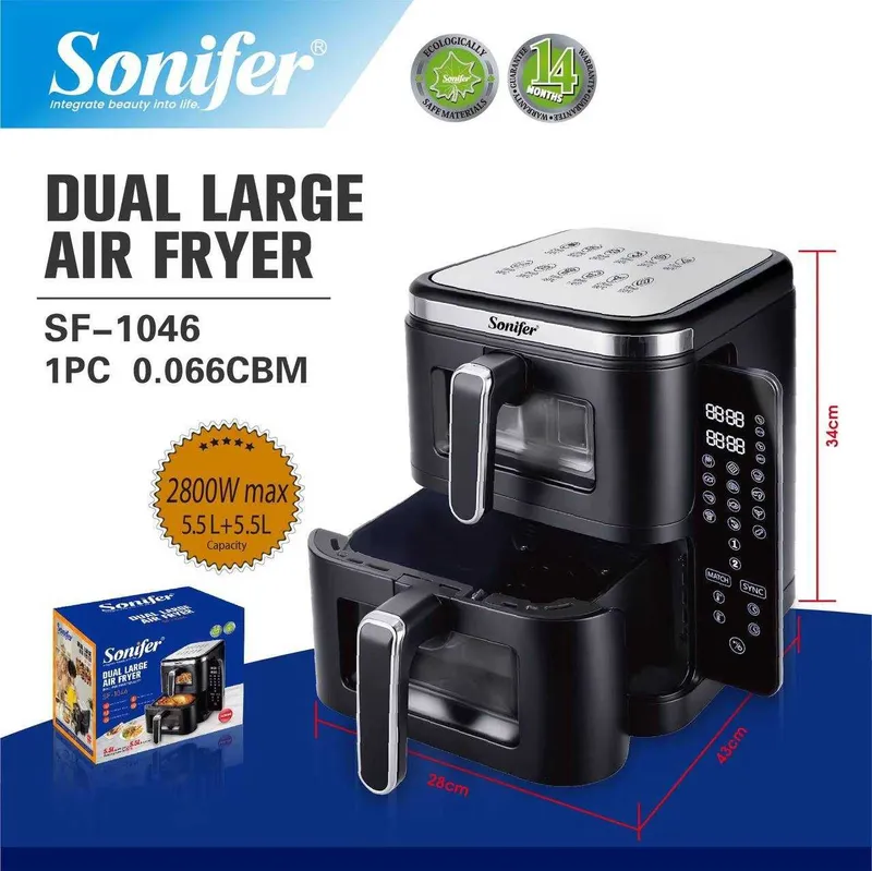 Аэрофритюрница Sonifer SF-1046 — фото 5 Аэрофритюрница Sonifer SF-1046 — фото 5