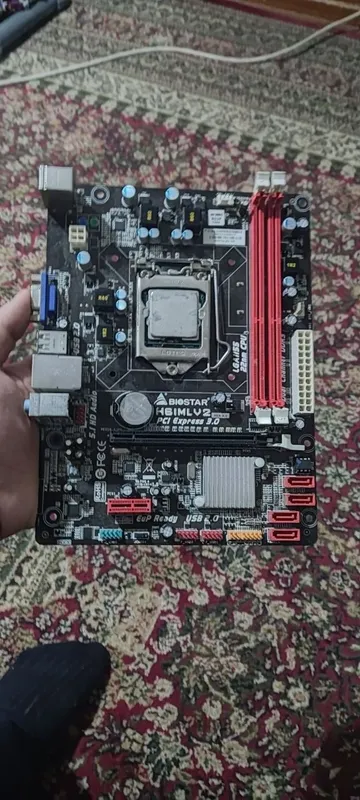 Plata h61 i3 aybi soket qrilgan va DDR2 Pentium — фото 3