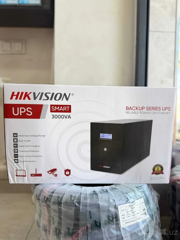 Источник бесперебойного питания HIKVISION DS-UPS3000-R(O-STD)/EU/Uni 1 Источник бесперебойного питания HIKVISION DS-UPS3000-R(O-STD)/EU/Uni 1