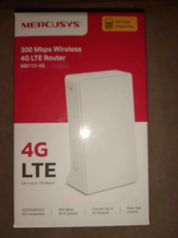4G модем Mercusys новый