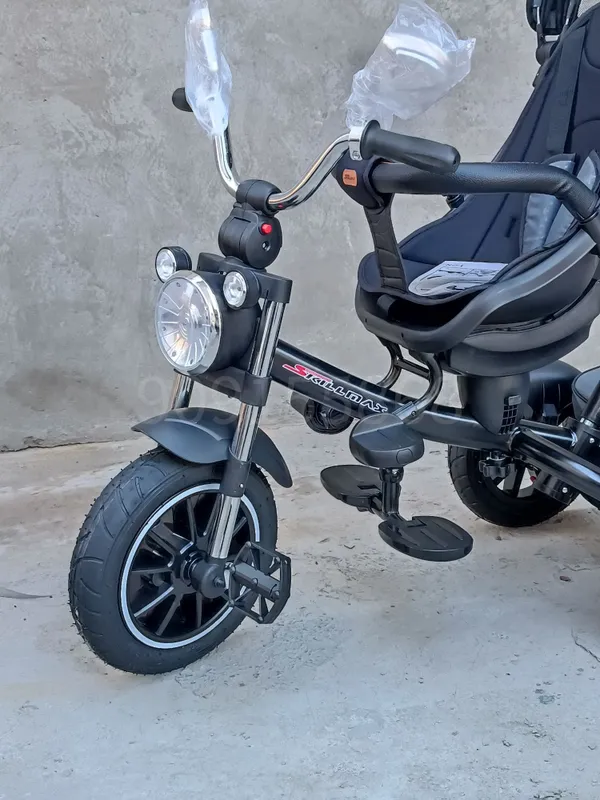 Детский трёхколёсный велосипед Skillmax 5199GP 360° | для детей 1-5 ле 2