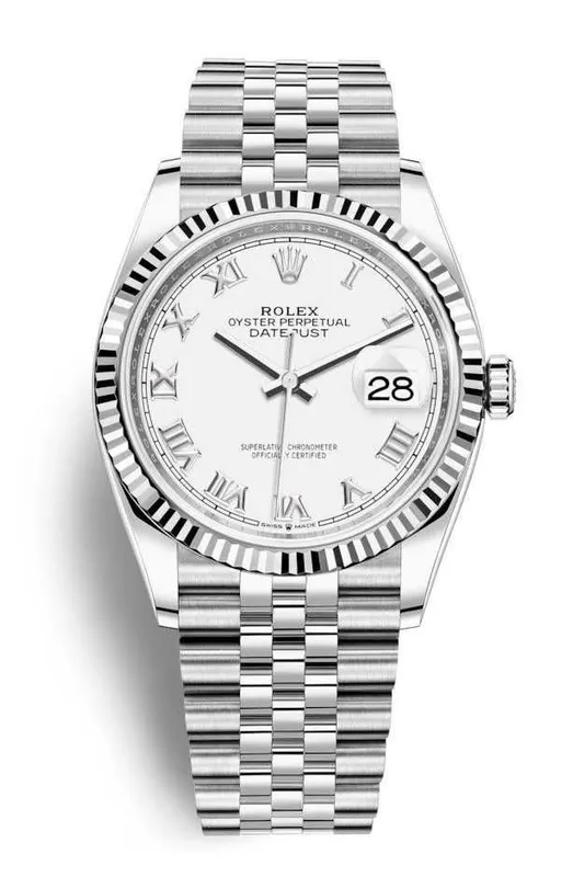 NEW Rolex Datejust Datejust 36mm Steel and White Gold