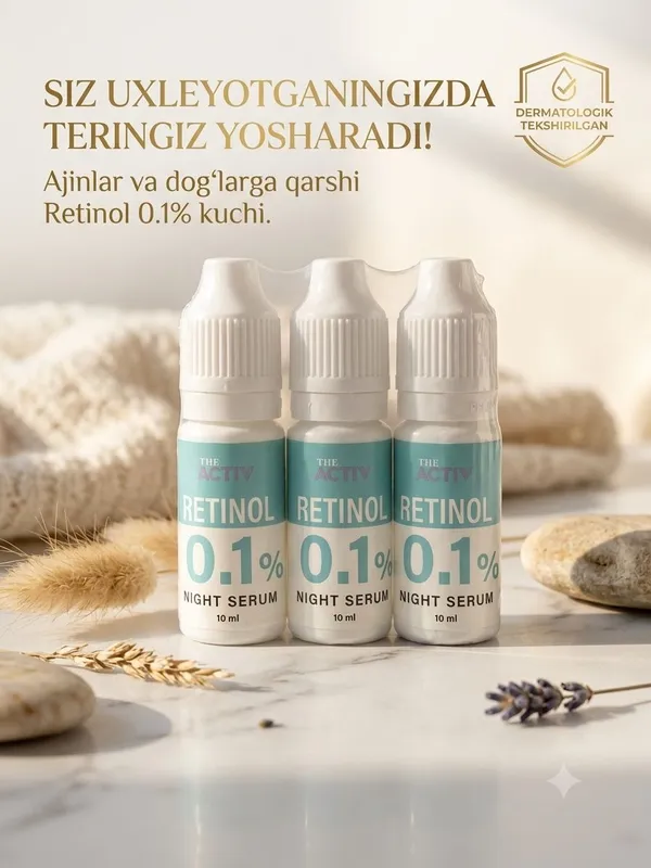 Aktiv Retinol tungi sivorotka 0.1%