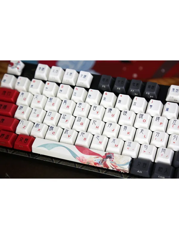 Механическая клавиатура Varmilo "Peking Opera" MA87M V2, USB, Varmilo EC Rose V2EN — фото 4