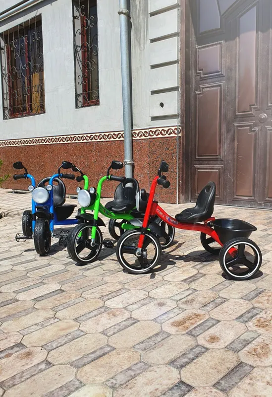 Новые детские трёхколесный велосипеды 8
