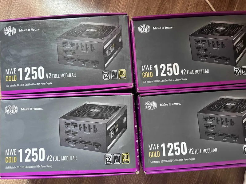 Модульные блоки Cooler Master MWE Gold 1250 - V2 (Почти новые) — фото 4
