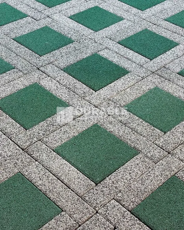 Брусчатка бетонная. Ташкент. Укладка брусчатки. — фото 1