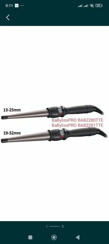 BaByliss PRO BAB2280TTE, BAB2281TTE 1