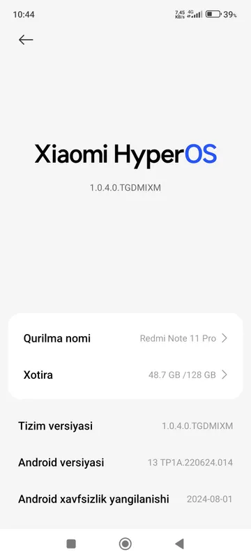 redmi note 11 pro tamu 4+2 joyi 128 holati idial — фото 4