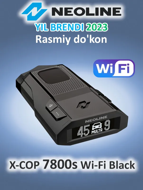 Антирадар Neoline 7800s WiFi black 1 Антирадар Neoline 7800s WiFi black 1