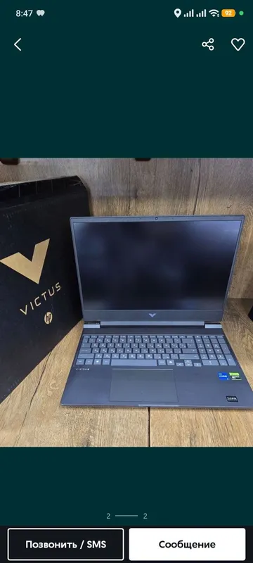 Ноутбук hp 15 victus