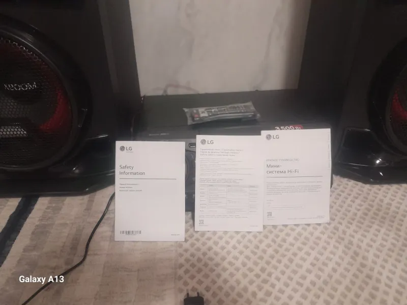 LG XBOOM 3500W Mini-tizim sotiladi Чат с Gemini Shu mahsulotni sotmoq — фото 1
