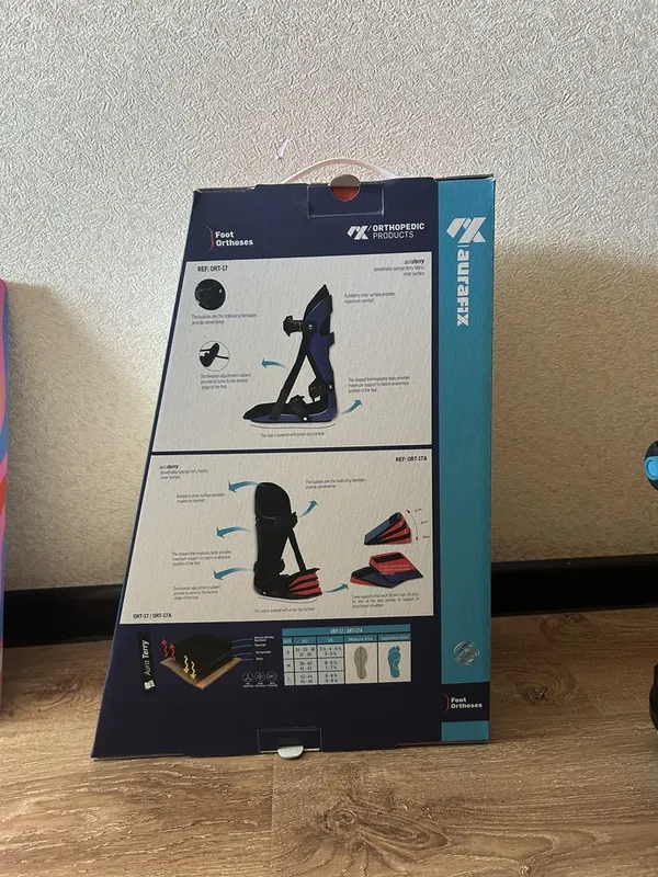 Ортопедический Air Walking Boot 453A / Фиксатор для ноги / Ортез 4