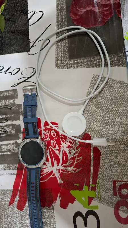 Huawei gt 5 46mm blue strap 4