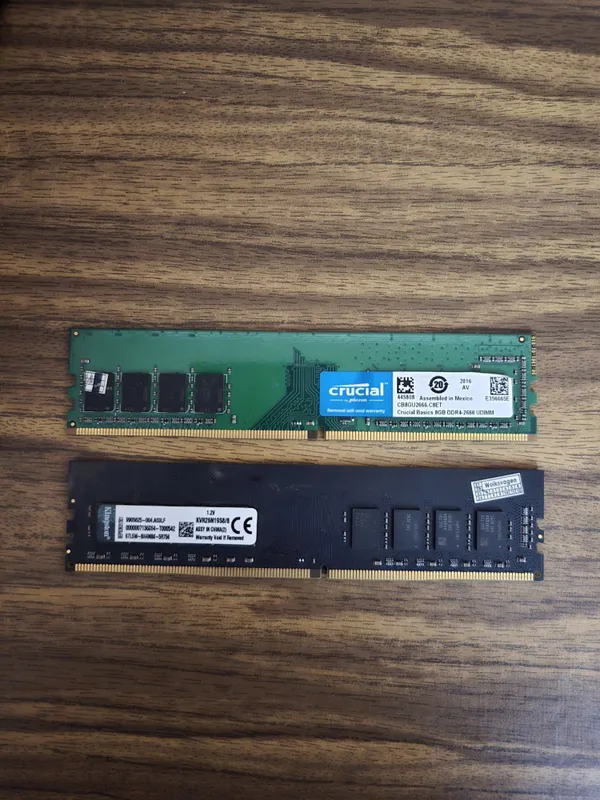 Оперативки DDR4 (2x8gb) 16gb 2666Mhz