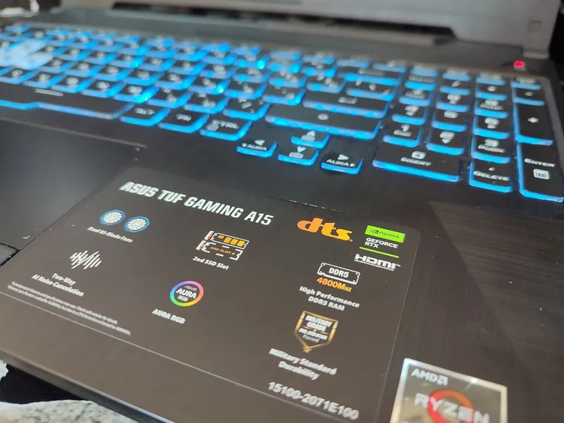 ASUS TUF Gaming A15 o‘yin noutbuki 3 ASUS TUF Gaming A15 o‘yin noutbuki 3