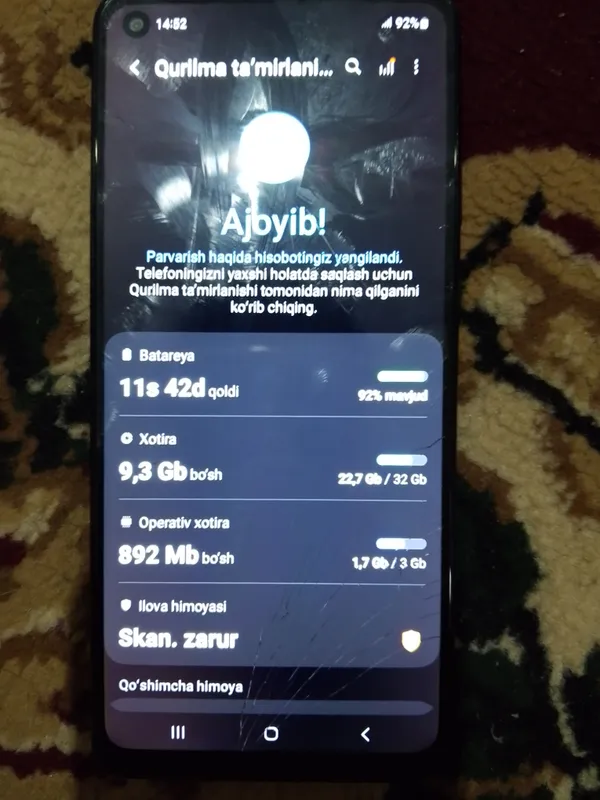 Samsung A21s sotiladi 500 000 soʻm kelishamiz
