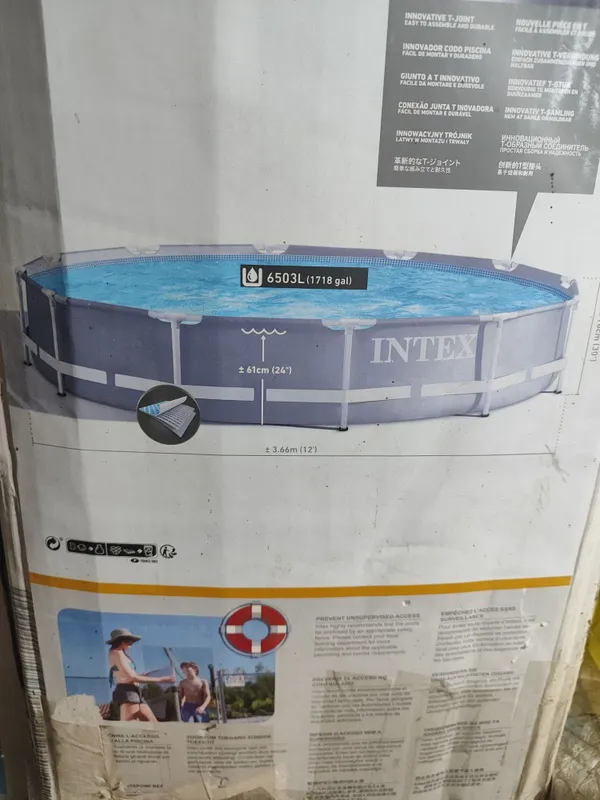 Baseyn intex 3.7 m 1sezon iwlatilgan filtri bilan — фото 3