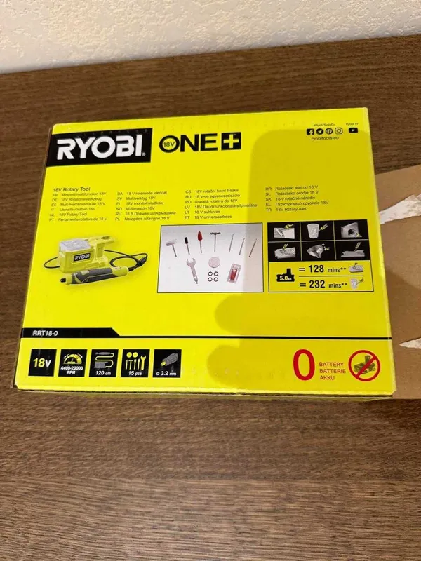 Ryobi ONE+ RRT18-0 Rotary Tool 18V — фото 2