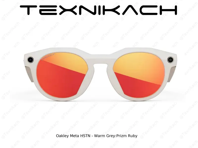 Новый Oakley Meta HSTN - Warm Grey/Prizm Ruby Доставка — фото 1