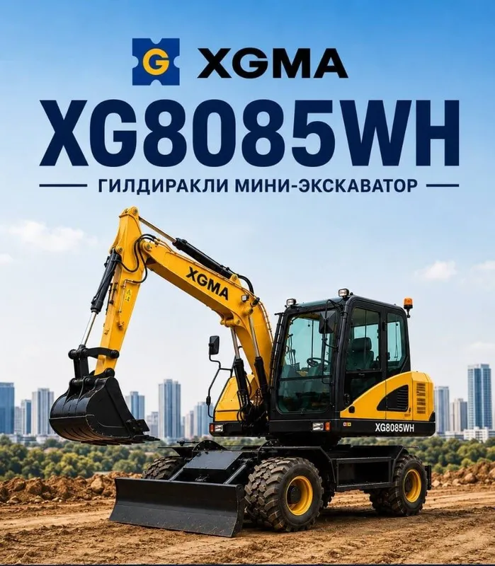 Ғилдиракли мини экскаватор (Джойстик бошкарув)